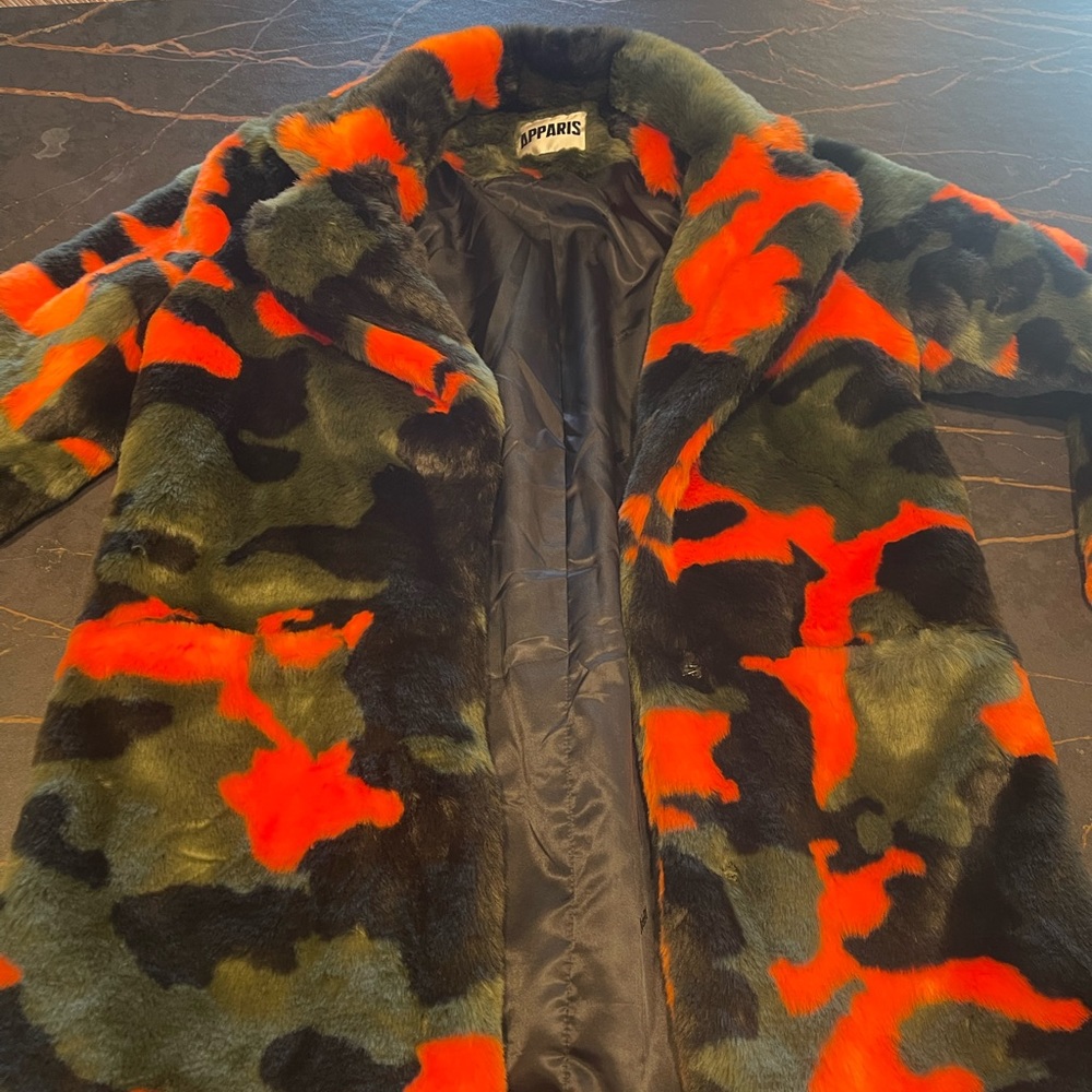 Apparis faux fur coat